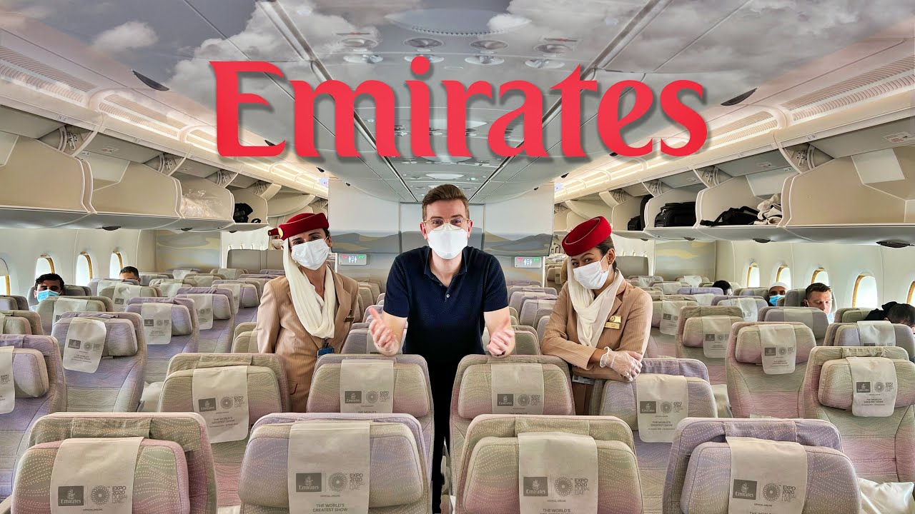Невероятный эконом-класс на борту Emirates A380 | Полный обзор полета