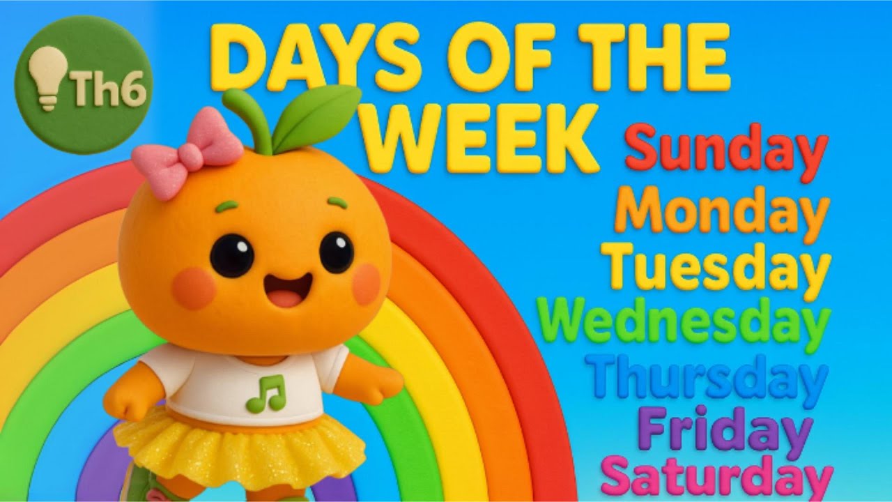 📅 Days of the Week Song | Thinky Thursday with Tutu & Friends 🎶✨