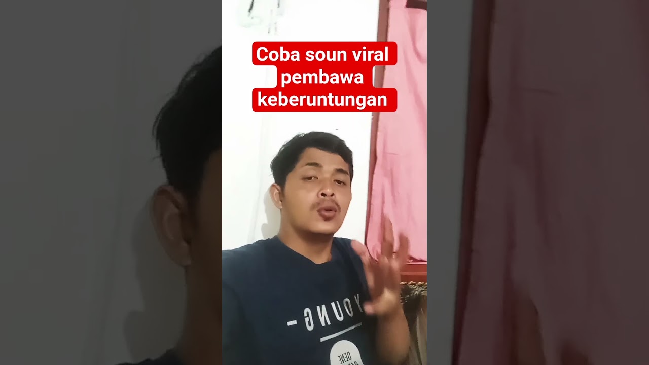 coba sound viral pembawa keberuntungan