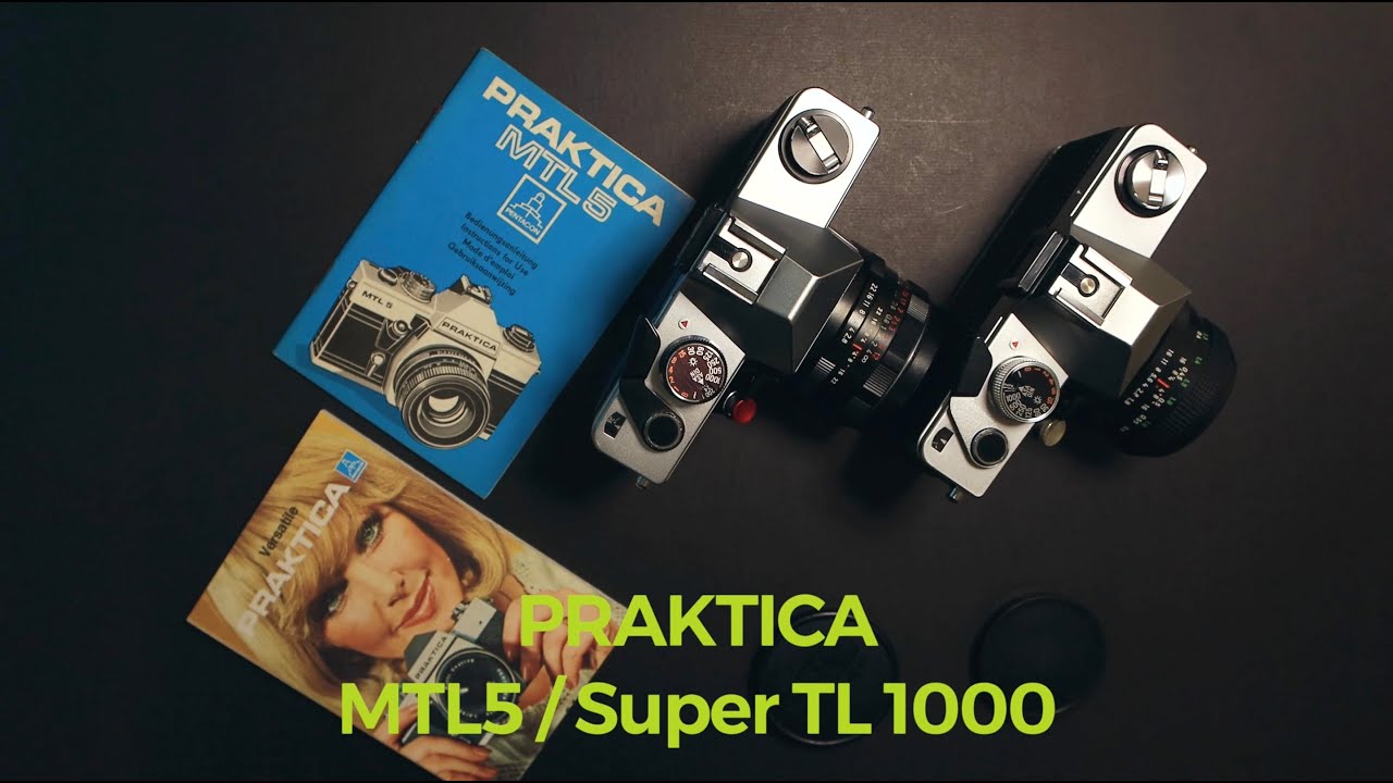 PRAKTICA MTL5 MTL 5 SUPER TL1000 (Fraternal Twins in 80s) Loading / Unloading film - CAMERA BRIEF