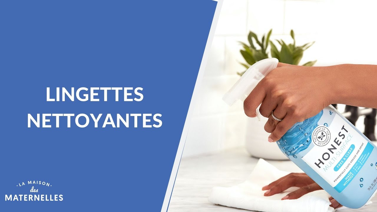 Lingettes nettoyantes - La Maison des maternelles #LMDM