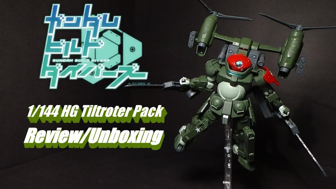 1/144 HG Tiltroter Pack Unboxing/Review