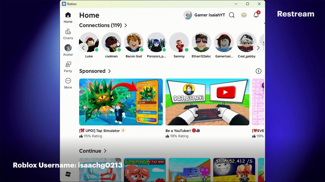 Playing Roblox Games!