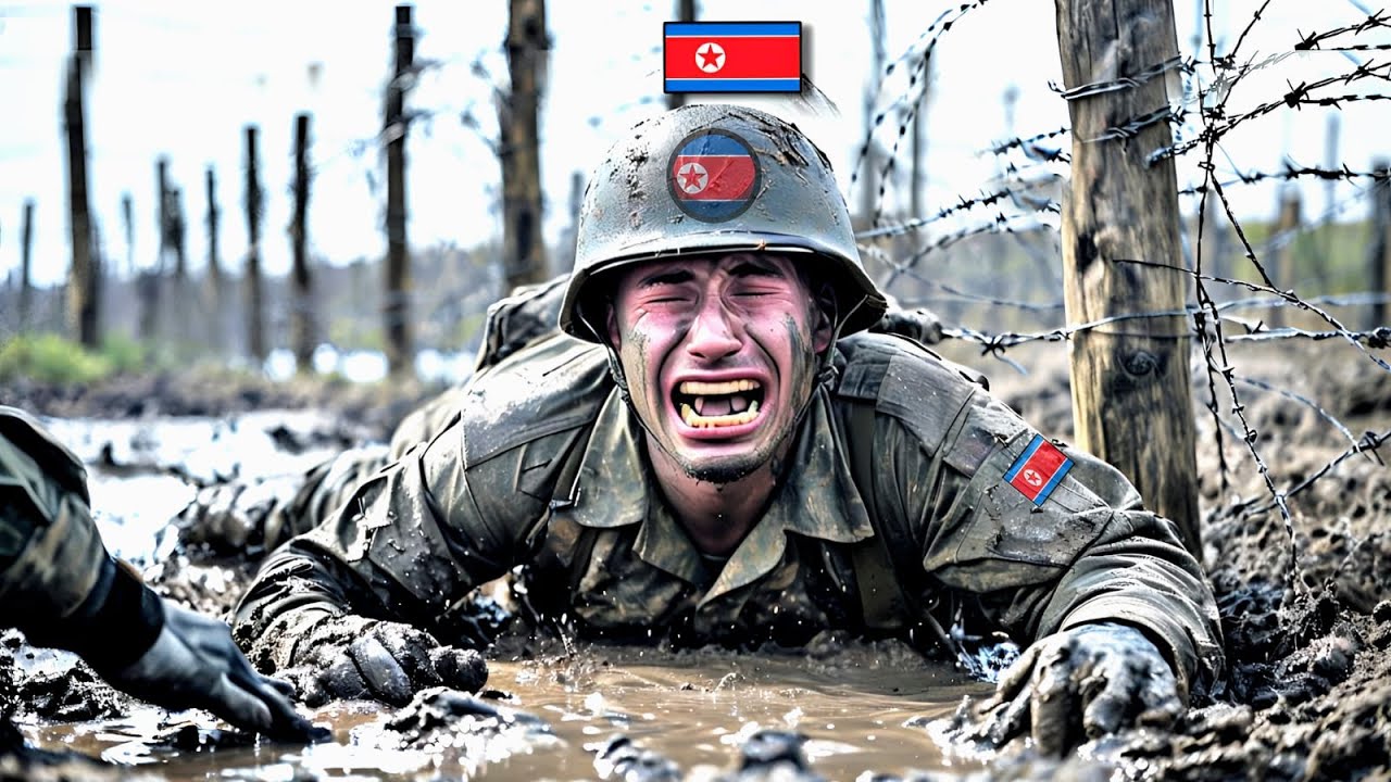 2 Minutes Ago! No Survivors! North Korean Elite Troops Trapped in Mud