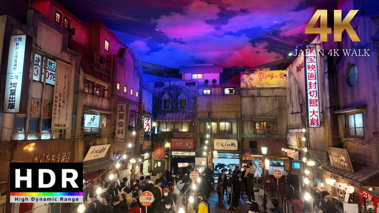 [4K 60fps HDR] 18:00 Ramen Museum / Shin-Yokohama / 2026.3.8/5.2℃