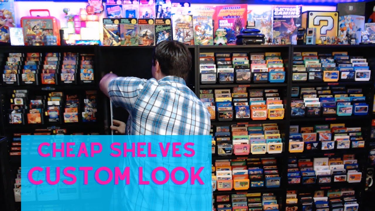 Game Room Shelves, Made Easy!