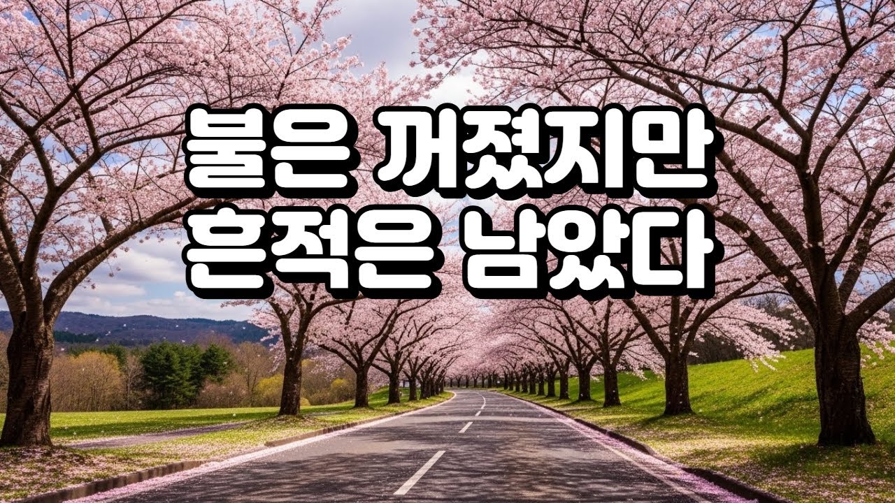 불은 꺼졌지만 흔적은 남았다