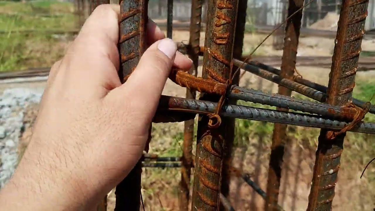 Defect in rcc column steel reinforcement || effect of rust on steel reinforcement