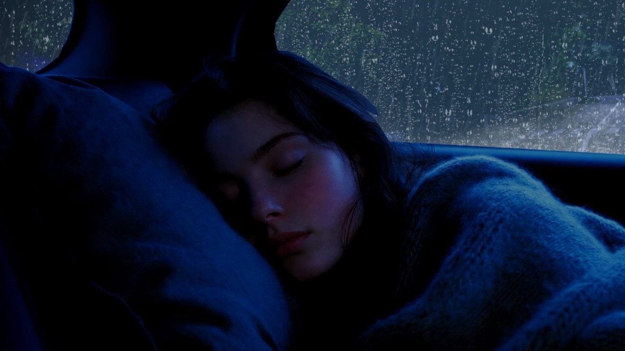 Heavy Rain Night Car Ambience 🚗🌧️ Calming Rain Sounds for Sleep, Study and Stress Relief