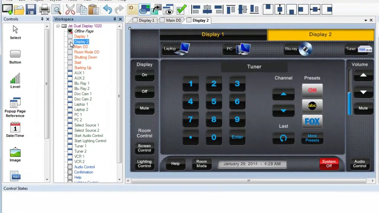 Extron Gui Design