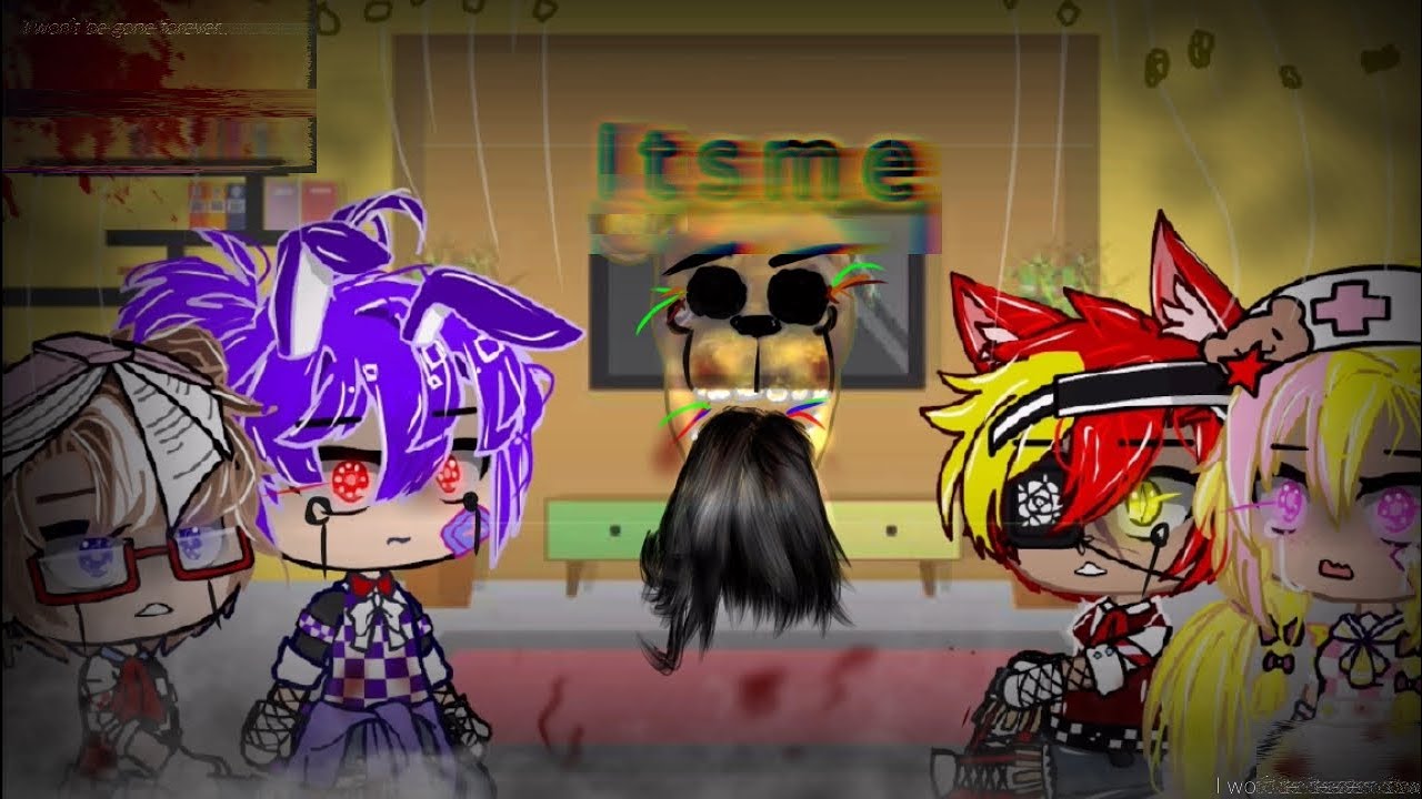 Fnaf reacts to We Solved Golden Freddy!||Gacha Club||