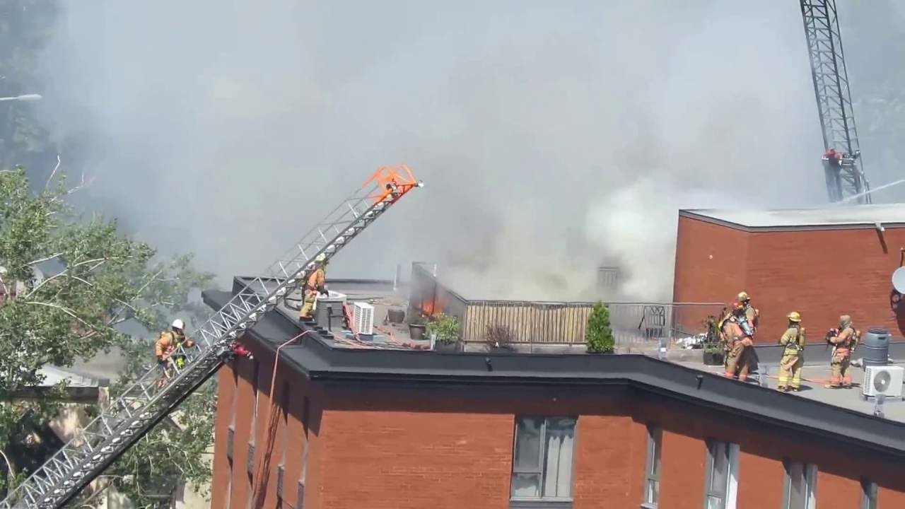 Incendie Ontario et DeBullion - SIM - Montr&eacute;al