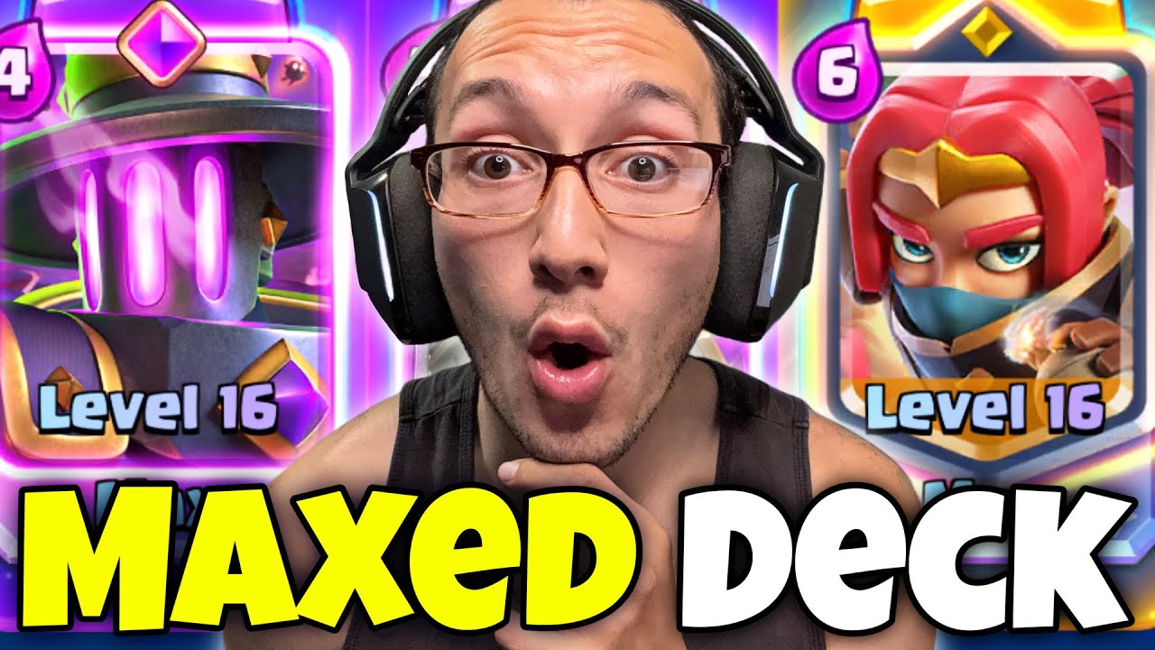 My FIRST Level 16 Deck DESTROYED Trophy Road! (15K Trophies)