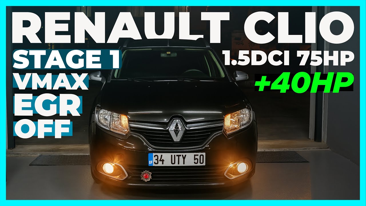 Renault Symbol 1.5 dCi Stage 1 + EGR OFF | +40 HP Performans Testi!
