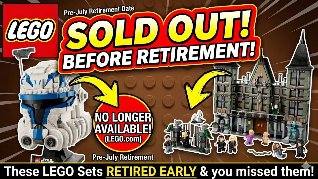 These Lego sets already SOLD OUT! See which sets are already retried on Lego.com! #lego #soldout 