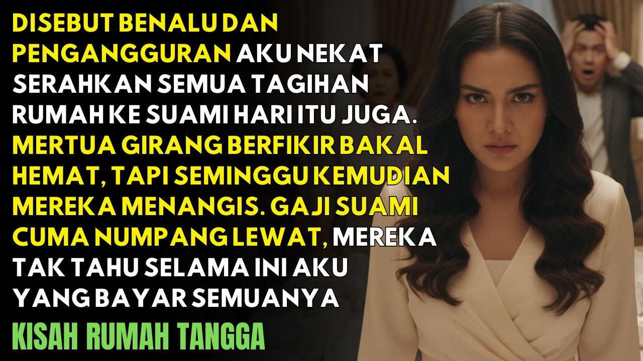 DISEBUT BENALU DAN PENGANGGURAN, NAMUN SUAMI DAN MERTUA TAK TAU SELAMA INI AKU YANG BAYAR SEMUANYA