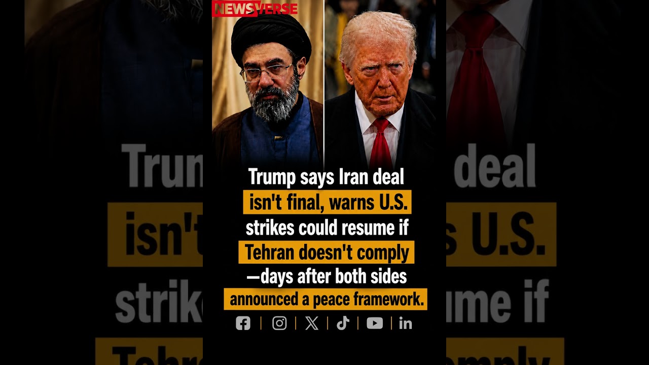 Trump Warns Strikes Could Resume if Iran Defies Deal
