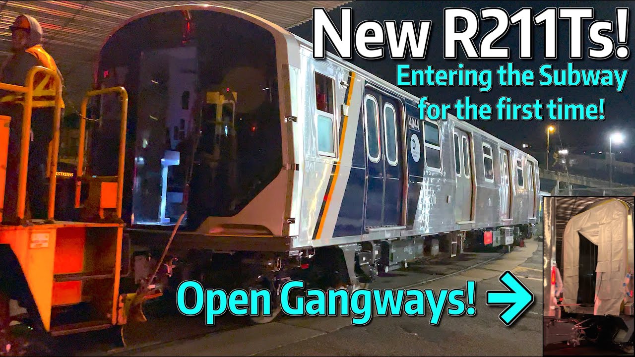 ⁴ᴷ⁶⁰ New Prototype R211T Test Train Street-Running and Entering the NYC Subway System!