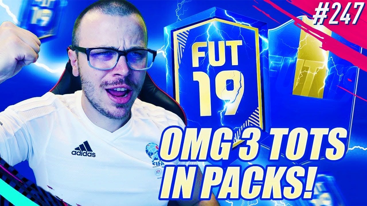 FIFA 19 OMG I PACKED 3 INSANE TOTS CARDS & VERY HUGE WALKOUT! TEAM OF THE SEASON PACK OPENING