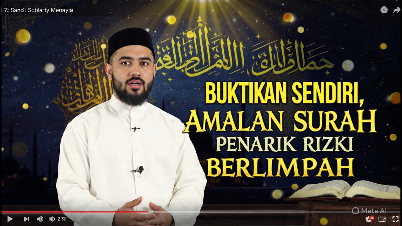 Buktikan Sendiri,Amalan Surah Penarik Rizki Berlimpah | Ustad Adi Hidayat