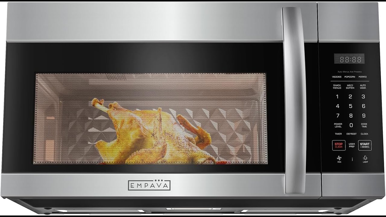 Обзор микроволновой печи Empava мощностью 1000 Вт, устанавливаемой над плитой — плюсы и минусы — ...