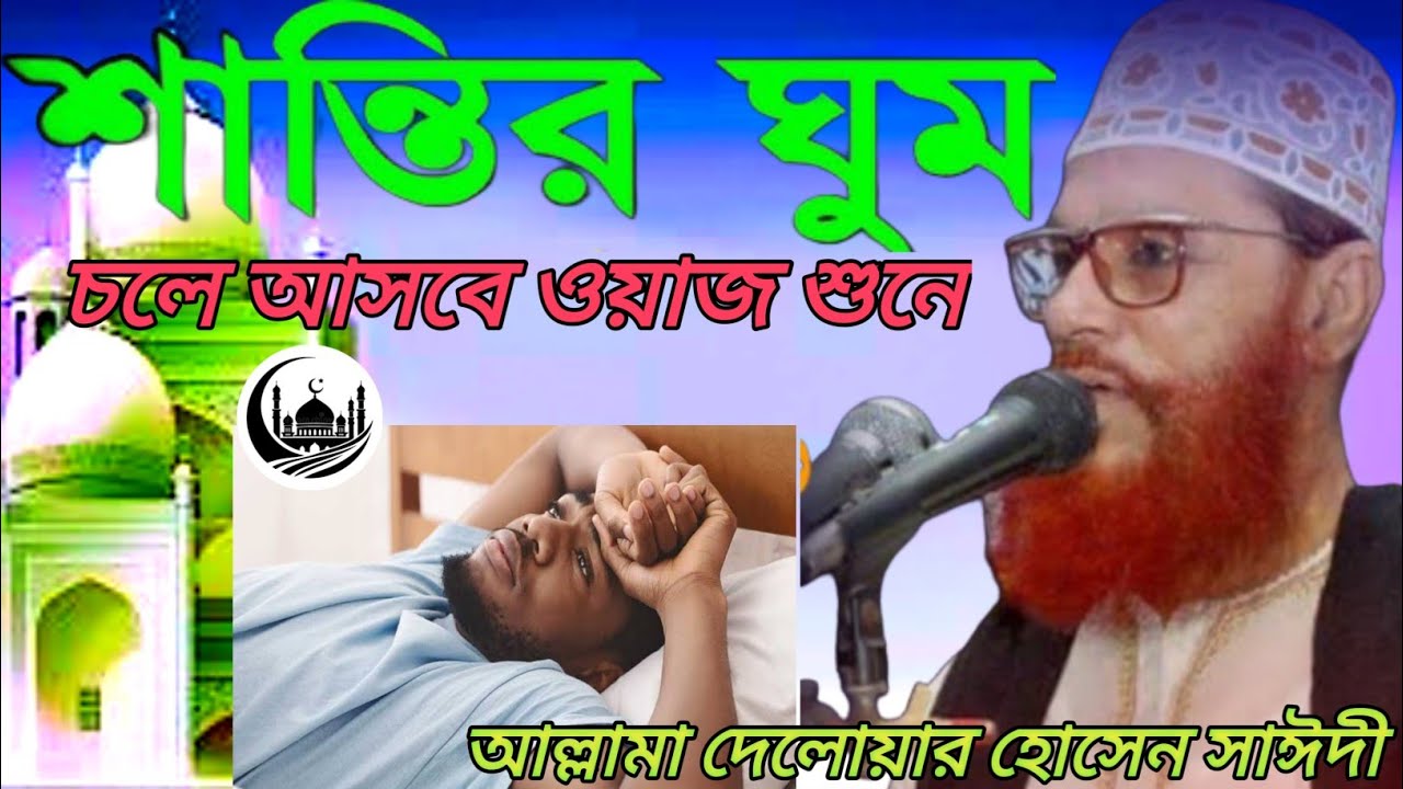 শান্তির ঘুম চলে আসবে ওয়াজটি শুনেন | দেলোয়ার হোসেন সাঈদীর ওয়াজ | delwar hussain saidi waz