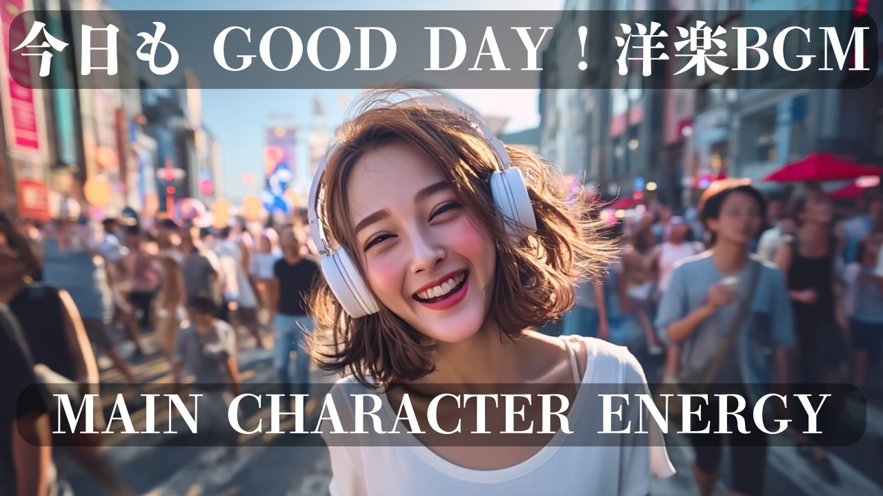 Main Character Energy ✨｜自己肯定感が上がる洋楽BGM｜Work / Study Music｜Confidence Boost Pop Mix