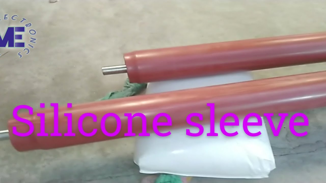 How to put a silicone sleeve on a corona treatment roller