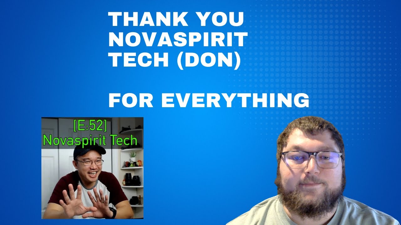 Thank You Novaspirit Tech, For Everything...