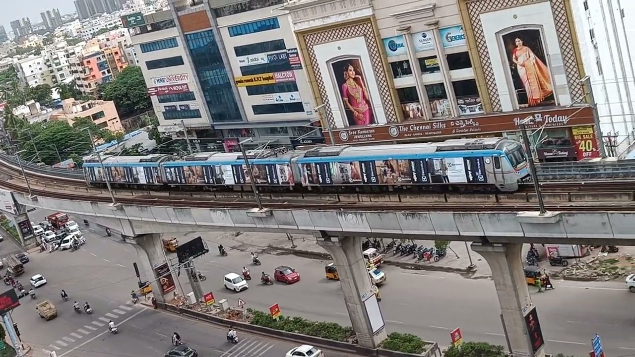 Balanagar Y Junction Traffic view from Terrece #Hyderabad 