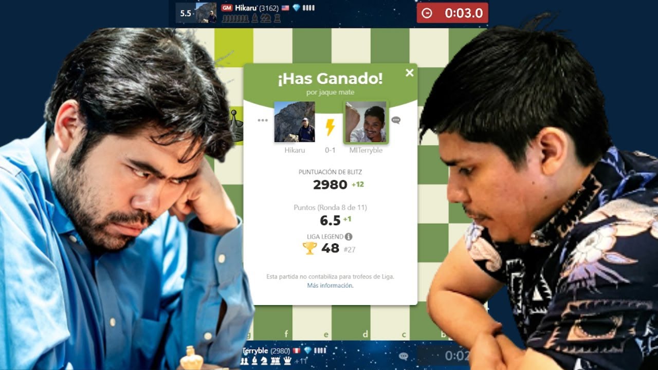 HIKARU NAKAMURA V.S RENATO TERRY EN TITLED TUESDAY DEL 31/01/23