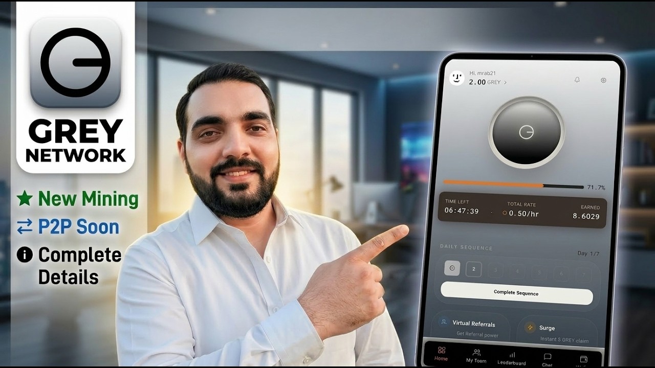 Grey Network New Mining P2P Start Soon