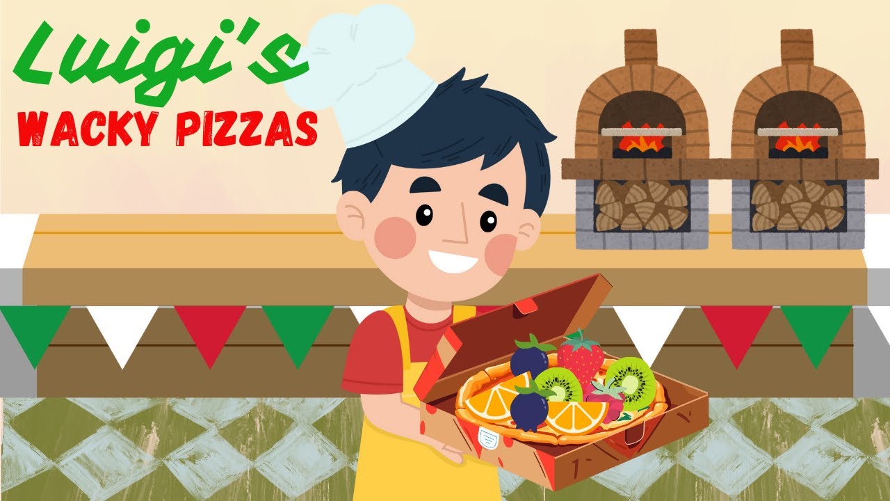 FRUIT SALAD PIZZA! - Luigi's Wacky Pizzas | Counting 1-6 for Early Learners