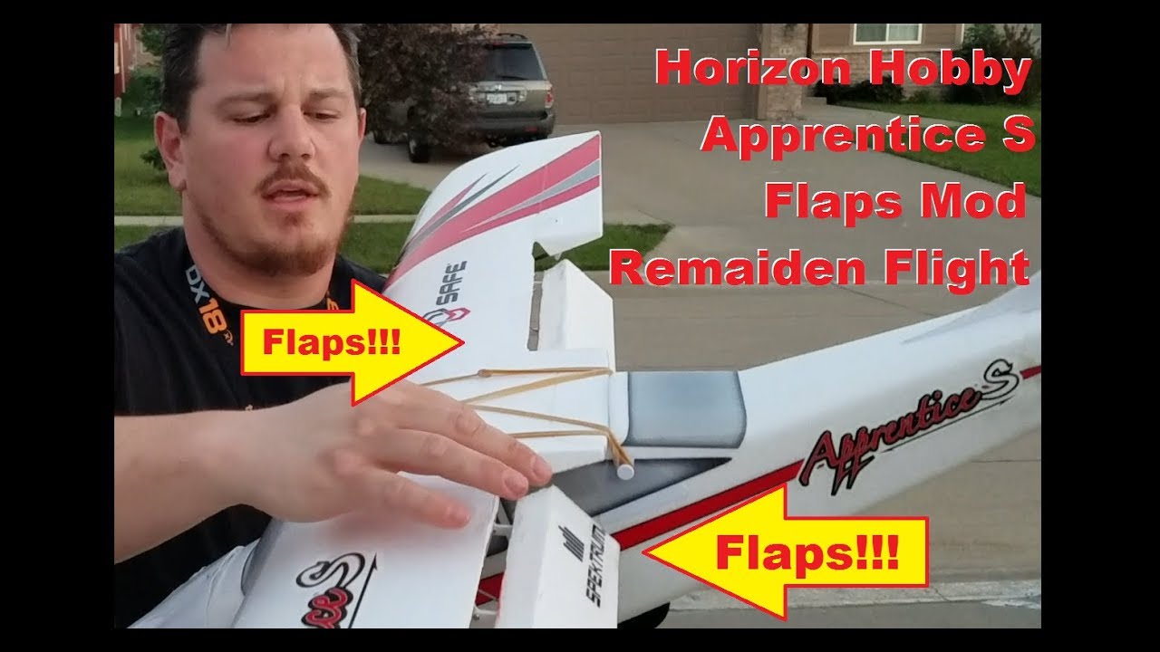 E-flite - Apprentice S 15e - Flaps Mod - Remaiden Flight