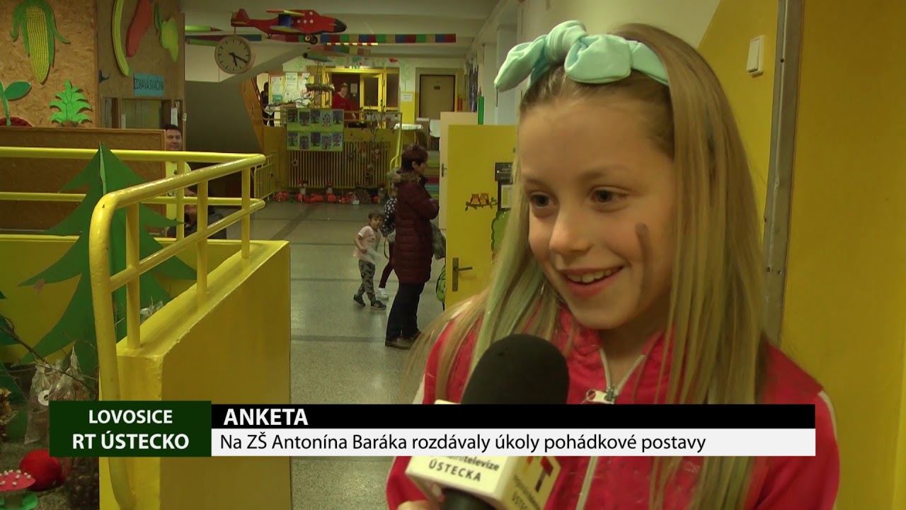 LOVOSICE: Pohádková stezka na ZŠ Antonína Baráka