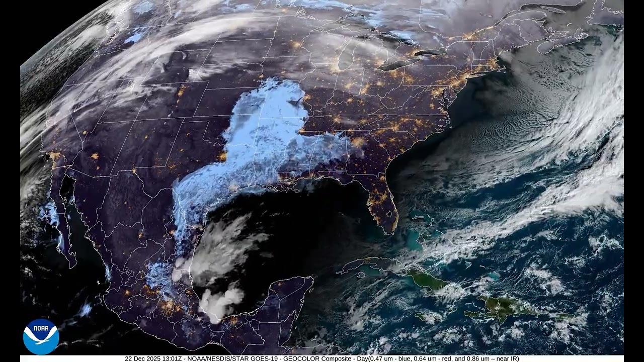 CONUS Dec 22 2025 - 24 Hour Timelapse