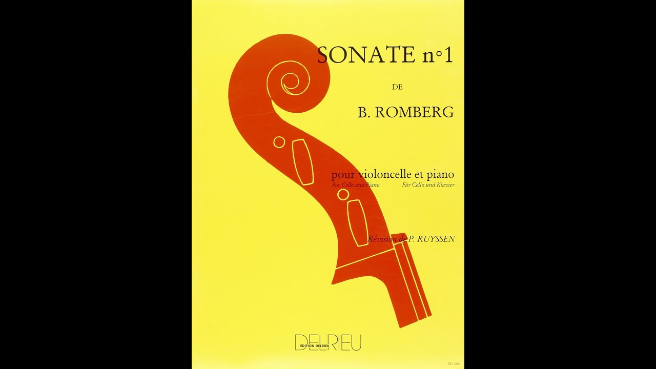 Romberg cello sonata in B op 43 (I) noire =108