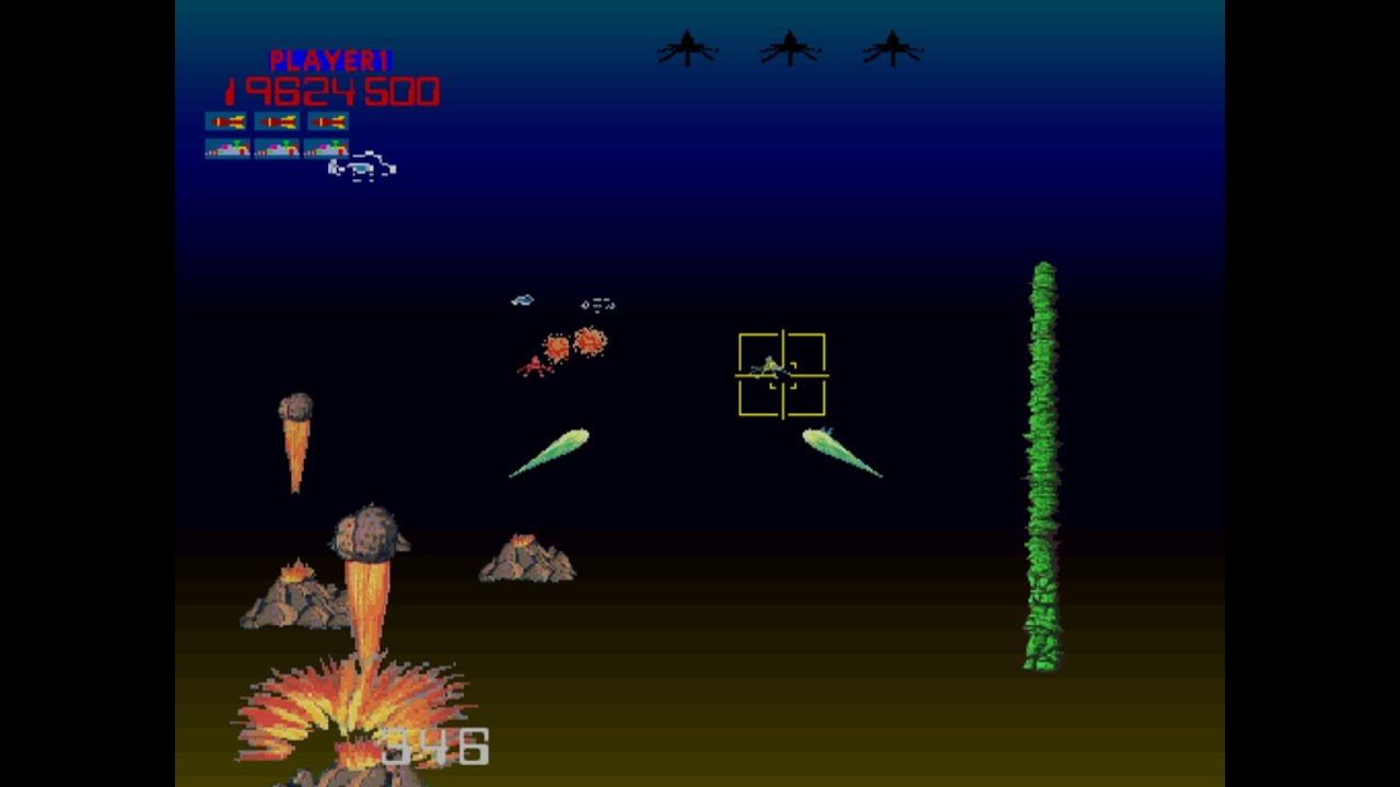 Turbo Sub [Arcade Longplay] (1985) Entertainment Sciences {прототип, версия TSCA}