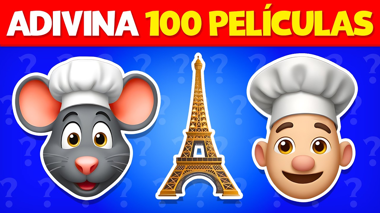 Adivina la PELÍCULA por los Emojis 🎬🍿 +100 Películas por Emojis⚡Caba Quiz Trivia