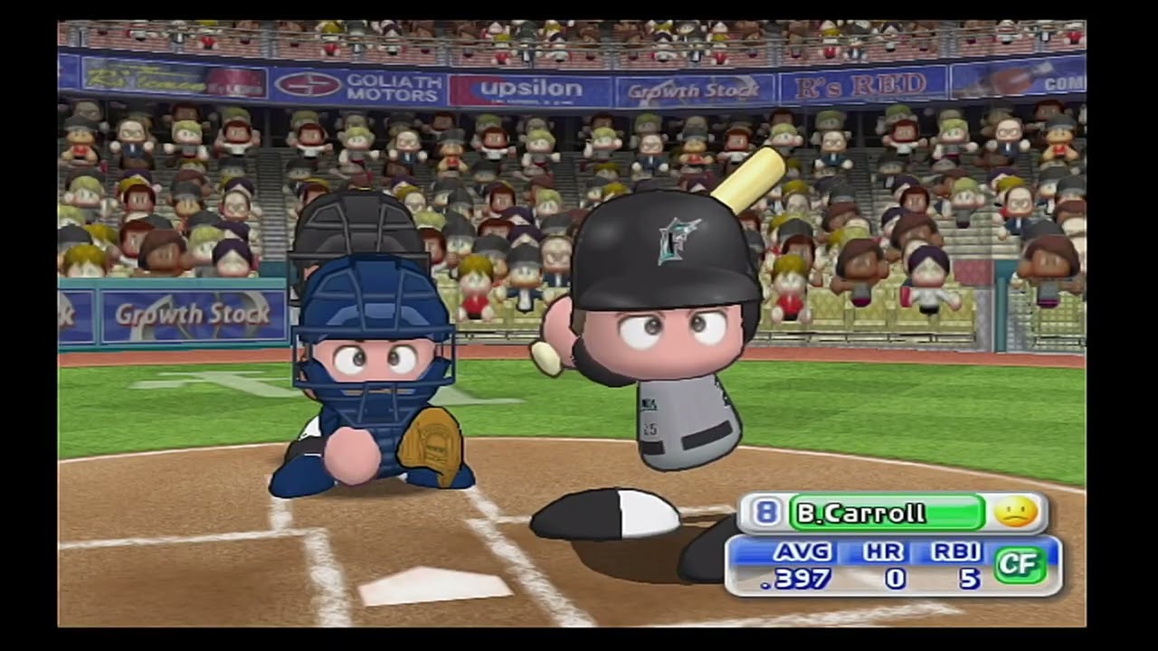 MLB Power Pros 2008 (Wii) (Florida Marlins Season) Game #94: FLA @ LAD