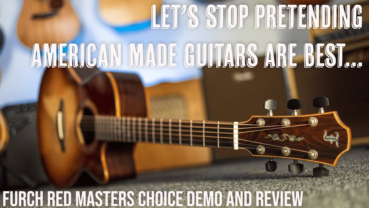 I've found the perfect modern acoustic guitar...@Furch Guitars Red Masters Choice