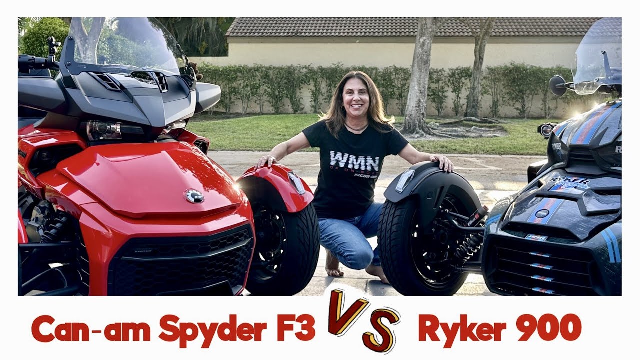 Can-am Ryker против Spyder F3