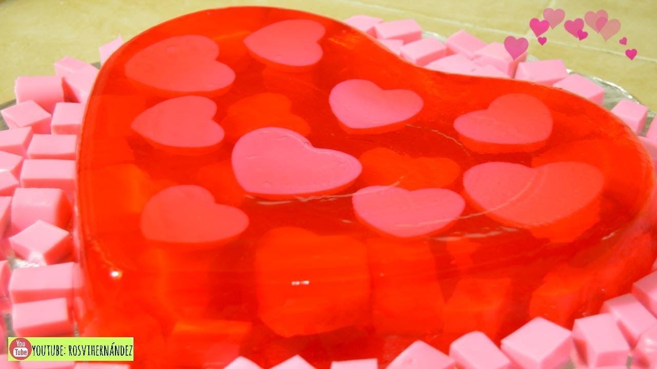 GELATINA SAN VALENTIN DE CORAZONES P/NEGOCIO ECONOMICA O CONSUMO|ROSVI HERNANDEZ