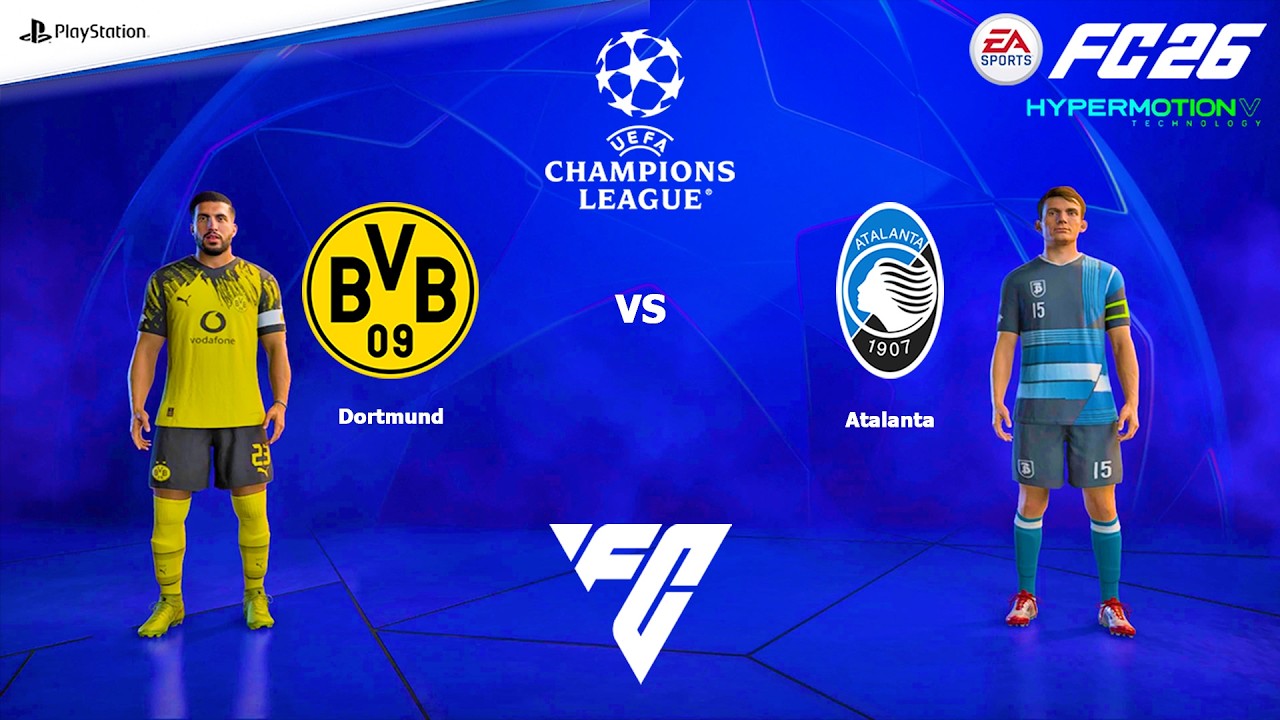 FC 26 PS4 - Borussia Dortmund vs Atalanta | UEFA Champions League 2025/2026