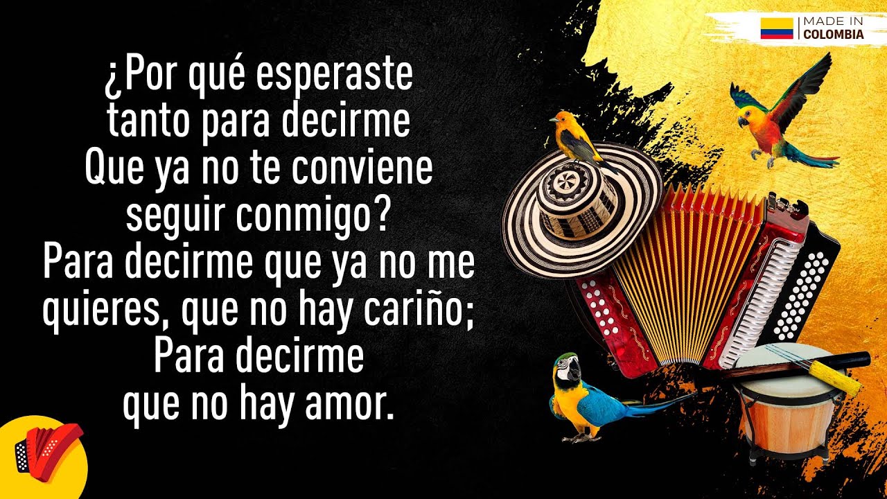 Nunca Fue Amor, Miguel Morales, Video Letra - Sentir Vallenato