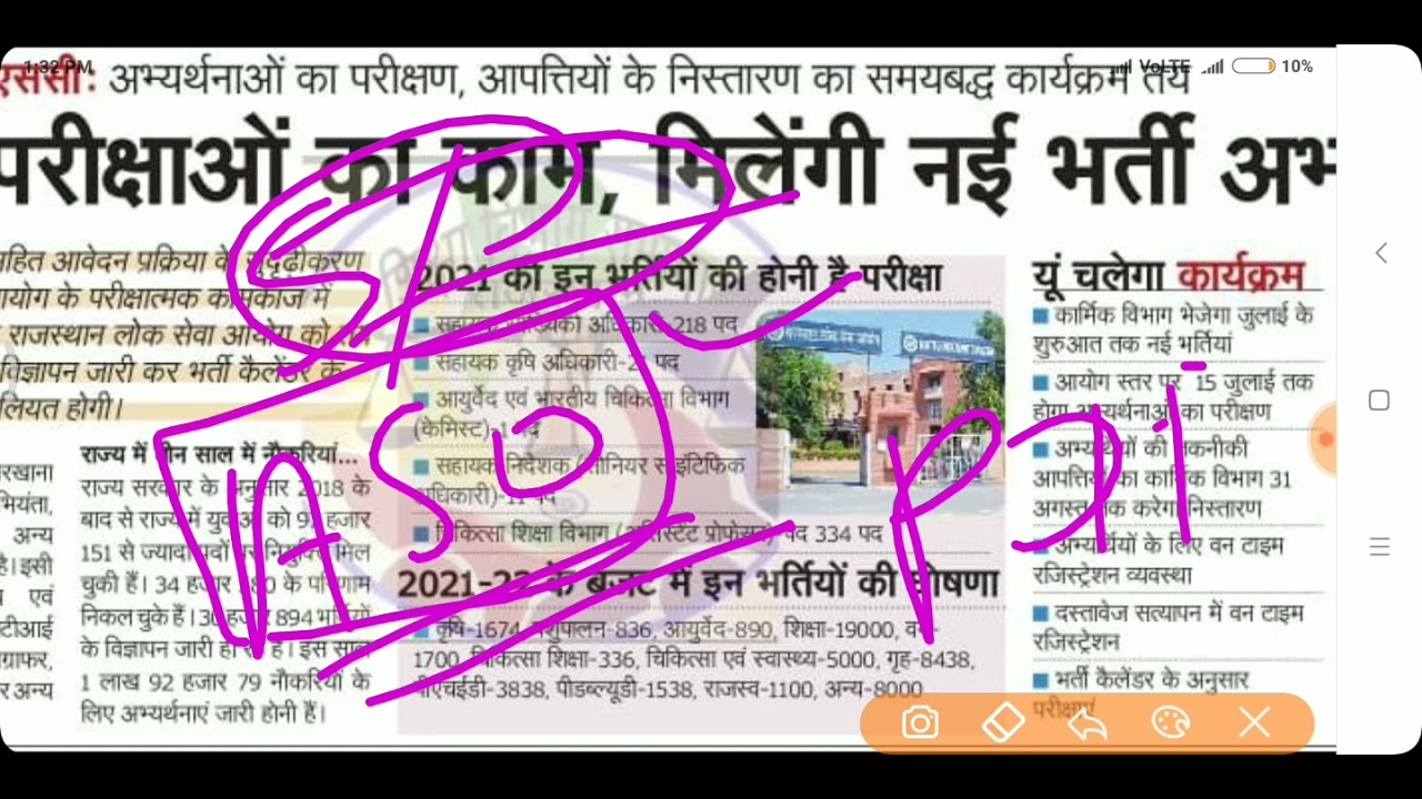 rpsc aso exam 2021 / rpsc aso latest news / RPSC ASO 2021 Exam Date