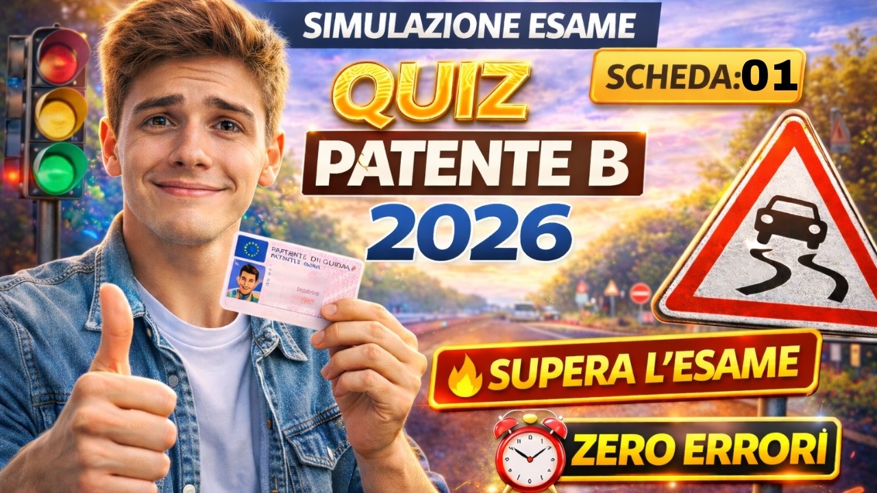 Patente B  Simulazione esame scheda 1