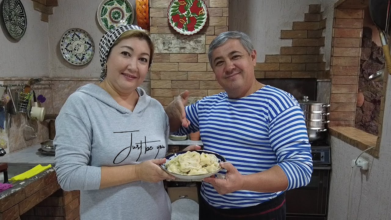 МАНТЫ из 🎃ТЫКВЫ. МАНТЫ из🥩 МЯСА! Наш🔥 УЗБЕКСКИЙ😋 домашний рецепт.