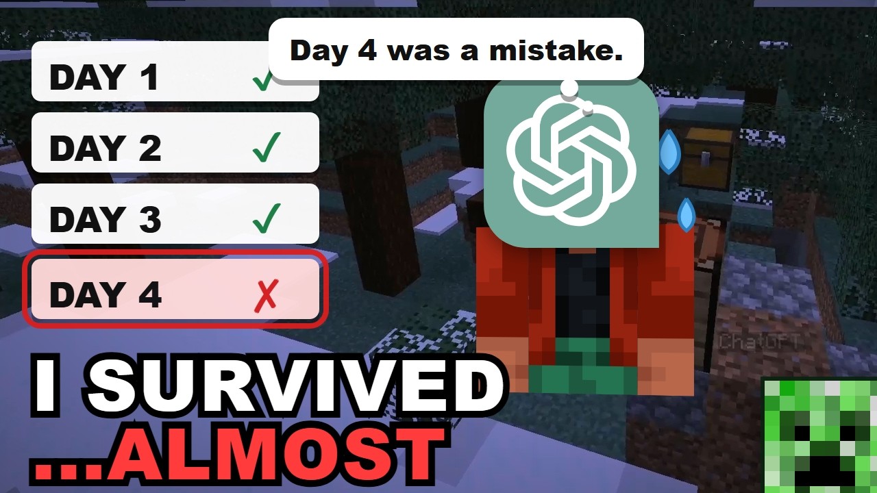 Can ChatGPT survive for three days? | Minecraft