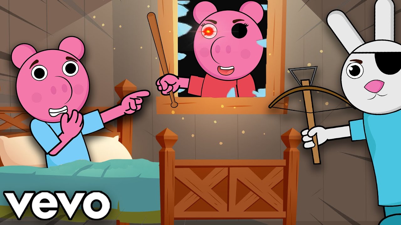 ROBLOX PIGGY ANIMATION SONG 🎵 PSYCHO PIG - FGTeeV Official Music Video REMIX 🐷 (CARTOON Chapter 12)